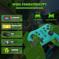 thumbnail image 5 of Switch Controller, Wireless Switch Pro Controller for Switch/ Switch Lite/ PS3/ PC with 600mAh Built-in Battery, Wireless Remote Gamepad Supports Gyro Axis, Turbo and Dual Vibration-Green, 5 of 5