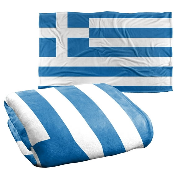 Greece Flag Silky Touch Super Soft Throw Blanket 36" x 58"