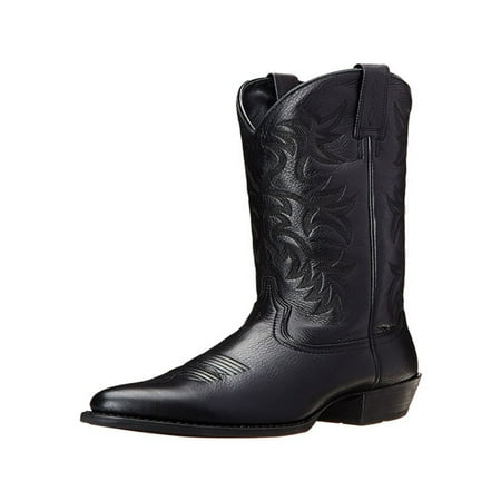

ZHXJYKJ Comfortable Embroidered Cowboy Mid Calf Boots for Men - Stylish Western Wear for Every Occasion Classy and Trendy Footwear with Exquisite Embroidery Detailing Perfect for Casual