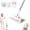 37.4in, variant on Hands-Free Multi-Purpose Flat Mop, Hands Free Flat Mop One Click, Lazy Cleaning & Face Towel Cloth Changing Mini Mops, 360 °   Rotating Mops Head, Dry and Wet Use, for Floor, Wall, Bathroom (43.3in)