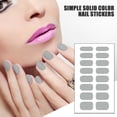 thumbnail image 5 of Women Fashion Pure Color Nail Sticker Waterproof Nail Sticker Nail Sticker Full Sticker, 5 of 5