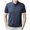 Gray1, variant on Maean Mens Silky Shirts Summer Lightweight Short Sleeve Collared Golf Shirt Casual Althetic Tops