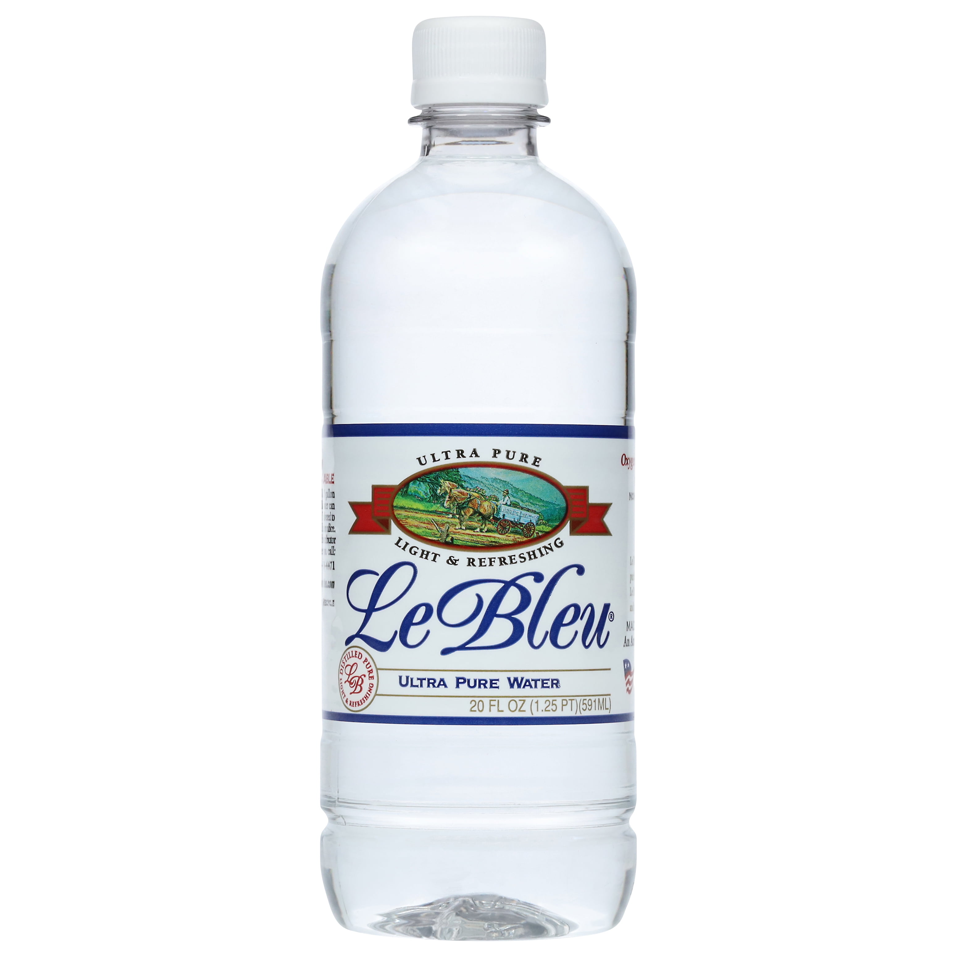 Le Bleu Ultra Pure Drinking Water, 20 Fl. Oz.