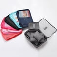 thumbnail image 5 of Bolsa de viaje portátil para guardar ropa interior, juego de seis piezas para documentos, bolsa para artículos diversos, juego de lavado y acabado de cosméticos, 5 of 5