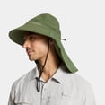 thumbnail image 2 of MISSION Cooling UPF Sun Defender Hat - Men's and Women's Sun Hat for Hiking, Golfing & Fishing - Sweat & Water Activated Technology - Bronze Green, 2 of 6