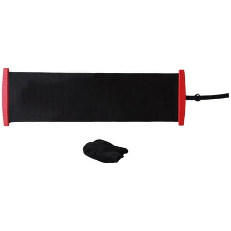 

Peitten Slide Board Workout Board for Fitness Training with End Stops Include Shoe Booties and Carrying Bag Easy to Roll and Carry method