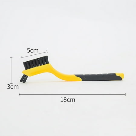 

Goodhd Mini Wire Brush Brass Nylon & Stainless Steel Brushes Rust Remover Clean Polish