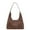 Coffee, variant on Trendy Suede Crescent Shoulder Bag Women Tote Bag Satchels Crossbody Purse Top-handle Travel College Work Tote Handbag-Burgundy