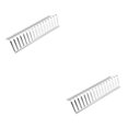 thumbnail image 2 of yingyy 1/2/3 Stainless Steel Barbecue Meat Rib Rack Steak Skewer Stand Home Non-Stick Heating-resistant Grill BBQ Accessories 2PCS, 2 of 6