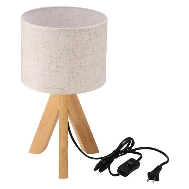 Lámparas De Mesa Led, Luz De Noche Pequeña, Accesorio De Iluminación Duradero, Estilo Para Dormitorio, Sala De Estar, Oficina, Hogar Con Pantalla De Tela De Lino Guardurnaity HA024317-01