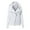 White, variant on Women's Full Zip Up Hoodie Long Sleeve Fleece Hooded Sweatshirts Jacket Lightweight Y2K Hoodie Coat with Pockets