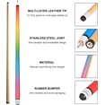 thumbnail image 2 of Pool Cues 57 inch Pool Cue Stick with 12.7mm Fiber Leather tip for Beginner, Commercial and Home, 2 of 9