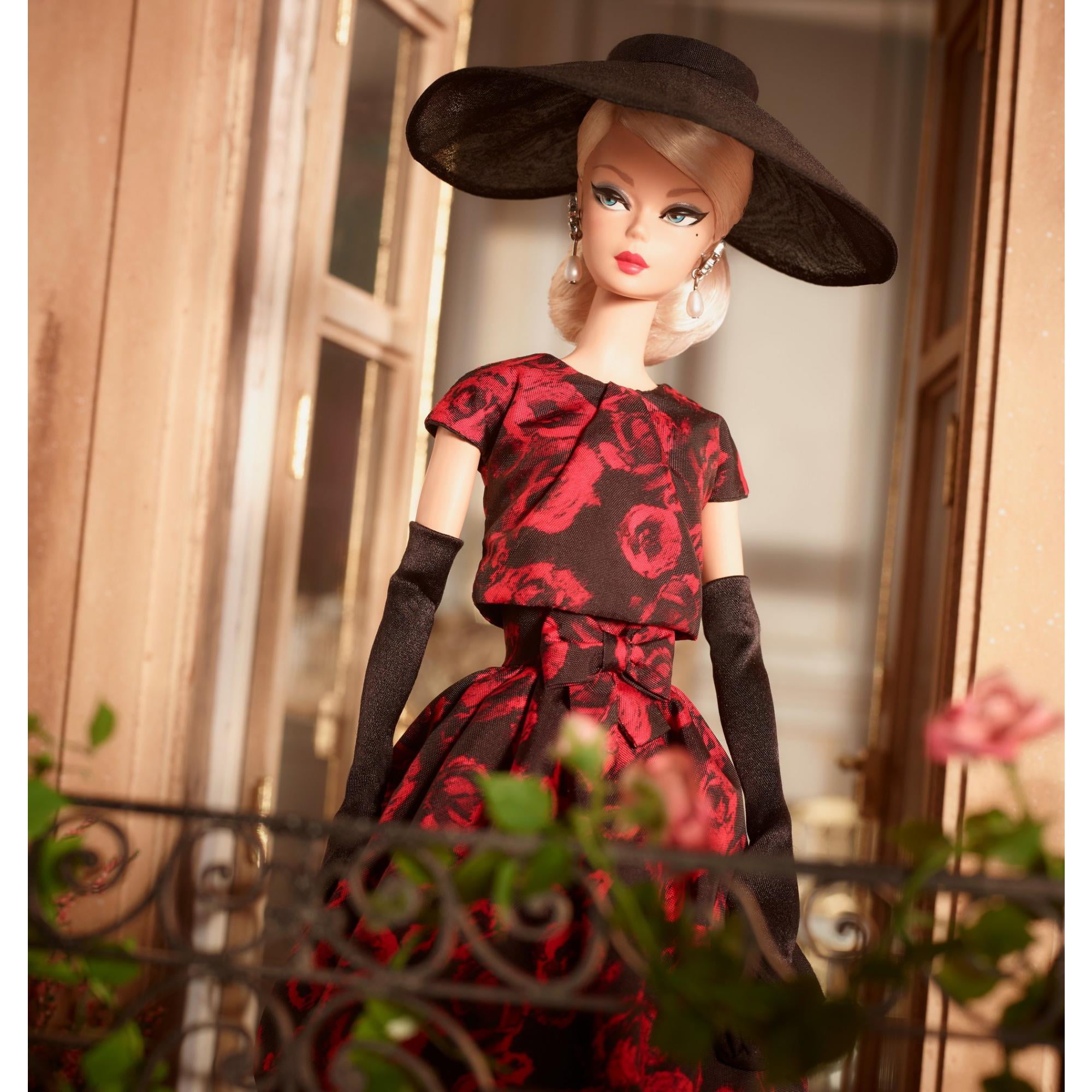 elegant rose cocktail dress barbie