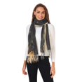 thumbnail image 2 of FORMRS Womens Scarf Winter Soft Long Big Warm Shawls Wrap Tassel Scarves, Retro Halloween Cat, 2 of 9