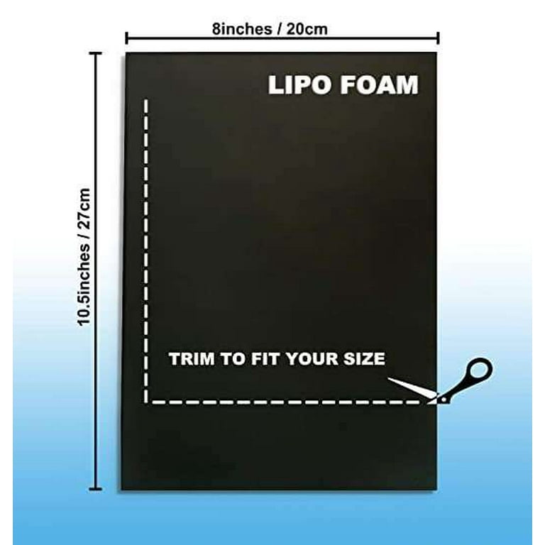  Lipo Foam Lipo Foam Pads Flattening Abdominal Foam Board Compression  Garment After Liposuction Foam Boards for Lipo Recovery Supplies, 8 x 11  Inches, White (4) : Toys & Games