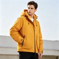 thumbnail image 2 of StSilkitty Rain Jacket for Men Windbreaker Waterproof Long Sleeve Zip up Hiking Camping Hooded Jacket Coat with Pockets, 2 of 5
