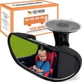 thumbnail image 1 of Rearview Baby Car Mirror Windshield Infant Front Facing, Shatterproof Child Safety Mirror, Adjustable Suction Cup (S) by COZY GREENS, 1 of 5