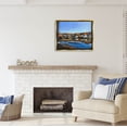 thumbnail image 2 of Stupell Industries Autumn Lakeside Foliage Scenery Coastal Photography Gold Floater Framed Art Print Wall Art, 2 of 6