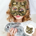 thumbnail image 2 of KAKOWELY Máscara de gato de simulación para fiesta de cosplay, máscara de animal de cosplay, máscara con forma de gato, máscara de disfraz para fiesta de disfraces de Halloween, 2 of 4