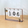 thumbnail image 5 of Perpetual Desk Calendar, Daily Flip Calendar, Vintage Desktop Standing Calender, Daily Flip Aesthetic Desk Accessories for Home Office Decor, 5 of 6