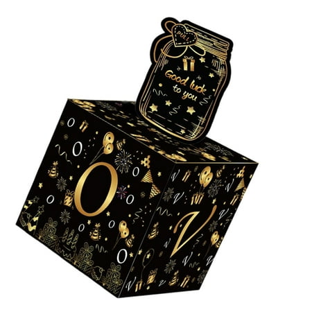 Pull out Money Box Valentine s Day Cash Box for Birthdays Anniversaries Wedding Festival Celebrations