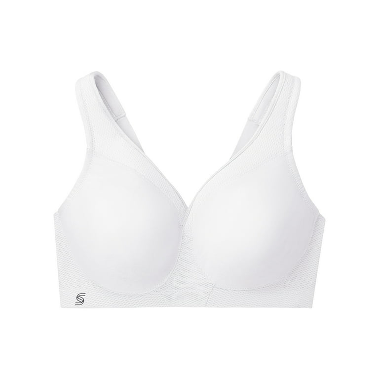 Glamorise Women's Full-Figure Sports Bra White 38F White Size 40H 22kI for  sale online