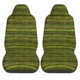 thumbnail image 2 of ZICANCN Car Seat Covers Front Seats Only,Green Vintage Stripe Pattern Automotive Seat Covers Protectors for Cars Trucks Suv 2 Pack, 2 of 8