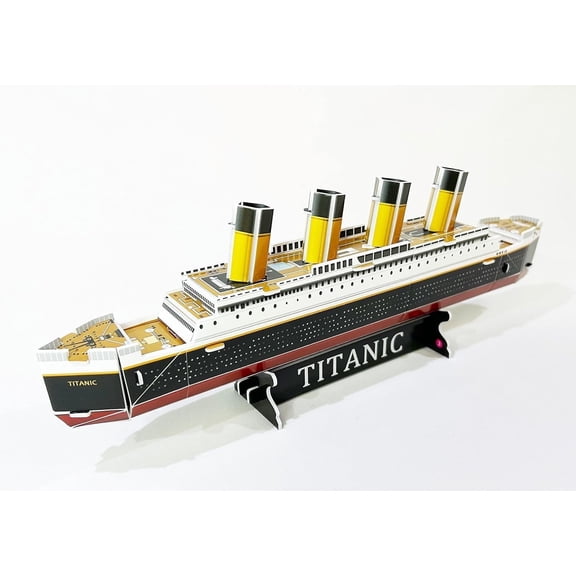 Brick Loot Titanic Ship Building Kit, 30-Piece Foam DIY Ocean Liner Model Set