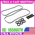 thumbnail image 3 of Valve Cover Gasket Set w/Grommets For 03 -10 Acura Honda 3.0L 3.7L J30A4, 3 of 5