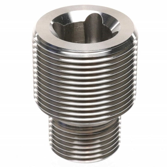 ACA Oil Filter Adapter 13/16"-16 to 1 1/8"-16 Silver Replacement for Duramax CAT 1R-1807