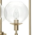 thumbnail image 4 of Hunter - Xidane 3-light Alturas Gold, Medium Size Pendant Light, Dimmable, Mid Century Modern Style, Cylinder Shaped, for Bedrooms, Kitchens, Dining, Living Rooms - 19749, 4 of 6