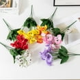 thumbnail image 3 of Artificial Pansy Flowers, African Wild Flowers, Small Plastic Flowers, Indoor Outdoor Use, Faux Blooms for Home Wedding Kitchen Garden Table Centerpieces Decor, 3 of 7