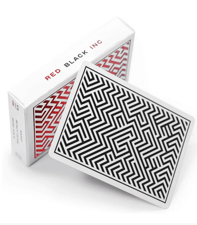 BLRD RED Playing Cards by Red Black Inc