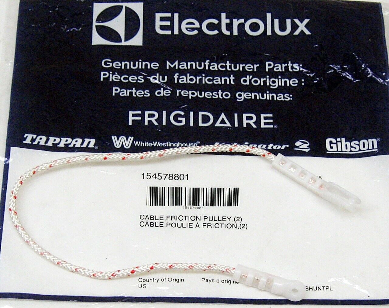 Details about   Frigidaire Factory Oem 154578801 For 1196201 Cable