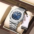 thumbnail image 4 of Reloj Poedagar Classic Luminous Con Calendario De Acero Inox, 4 of 8