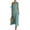 Mint Green, variant on Chiffon Dresses for Women Polka Dot One Shoulder Maxi Dress Tie Strap Elastic Waist Boho Sundress, S