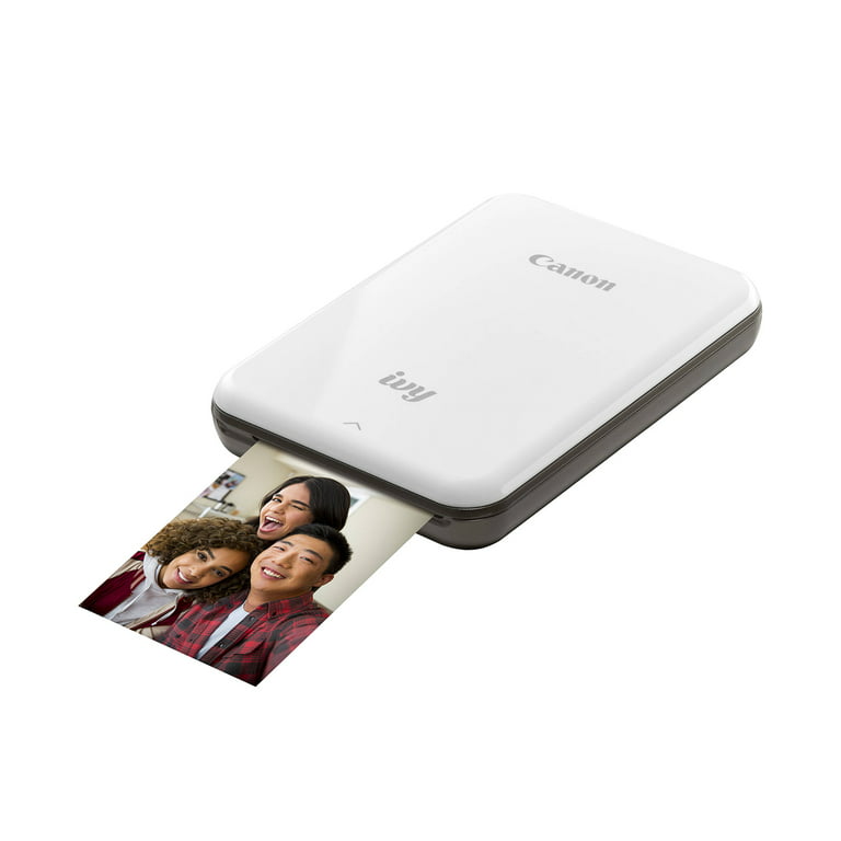 Canon IVY 2 Mini Photo Printer, Print from Compatible iOS & Android  Devices, Sticky-Back Prints, Pure White + Canon ZINK™ Sticky Back Photo  Paper Pack