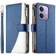 thumbnail image 1 of Funda cartera GANGXUN para OPPO A40 5G , cuero PU con tarjetero, cremallera, correa de mano, soporte y protección 382°, 1 of 6