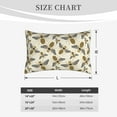 thumbnail image 6 of Daiia Flying Bees1 Bedding Waterproof Pillow Protector Zippered Queen – Bed Bug Proof Pillow Encasement-20"x30", 6 of 9