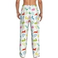 thumbnail image 3 of Xecao Happy Easter Rabbit Men's Straight Lounge Pajama Pants: The Ultimate in Comfortable Sleepwear, 3 of 9