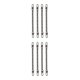 thumbnail image 1 of Guardurnaity 4Pieces Metal Flat Chain & Purse Accessory  / Strap Strap Chain Extender Type1, 1 of 1
