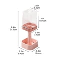 thumbnail image 2 of Stainless Steel Toothbrush Holder with Lid | Covered Toothbrush Stand & Toothpaste Organizer | Hygienic Bathroom Storage Cup for Sink Counter | Modern Designs (1-Pack), 2 of 6