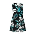 thumbnail image 6 of Awdenio Womens Summer Printing Dresses Loose V-Neck Sleeveless Sundresses Pockets Dresses Summer V Neck Tank Top Romper Sleeveless Loose Casual Shorts Jumpsuit Overalls with Pockets Clothes, 6 of 7
