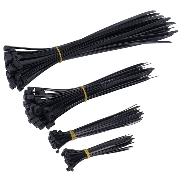 Kit Surtido De Bridas Para Cables Con Cremallera De Alta Resistencia Para Herramienta De Gestión De Cables, 200 Unidades