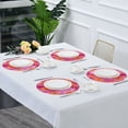 thumbnail image 7 of IAUYY Set of 1 Round Placemats for Dining Tables Heat-Resistant and Wear-Resistant DIY Printing Design Table Placemats，Applicable for Christmas Orange, 7 of 7