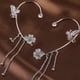 thumbnail image 4 of Minnieouse Clip de oreja de mariposa de mano de obra exquisita para pendientes estilo borla de mariposa de estilo llamativo Ropa, zapatos y accesorios Miscelánea plata, 4 of 6