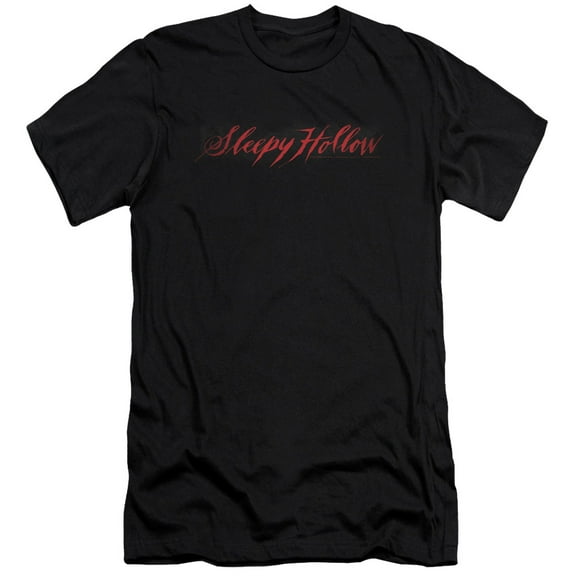 Sleepy Hollow Logo Adult 30/1 T-Shirt Black