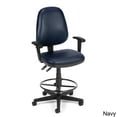 thumbnail image 5 of OFM 119-VAM-AADK-62 Vinyl Posture Task Chair with Arms and Drafting Kit-Teal, 5 of 5