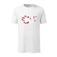 thumbnail image 1 of Waiimak T-Shirt à Manches Courtes pour Hommes, Imprimé Flottant, Col Rond, 1 of 2