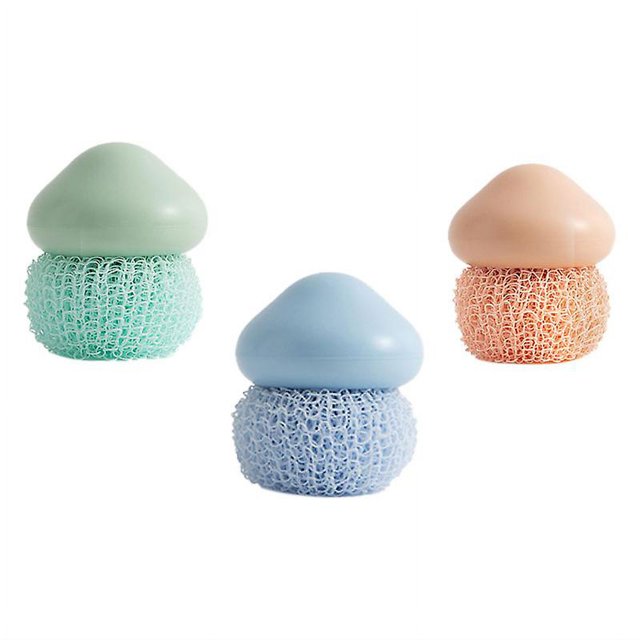 Cepillo de limpieza de cocina DENGXMXG bola de alambre de nailon desmontable